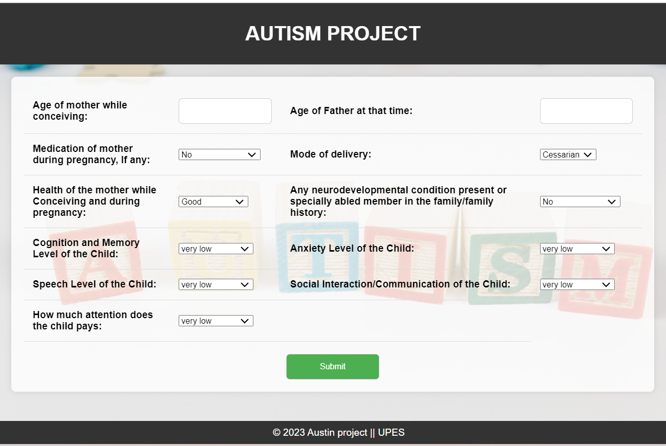AUTISM Project