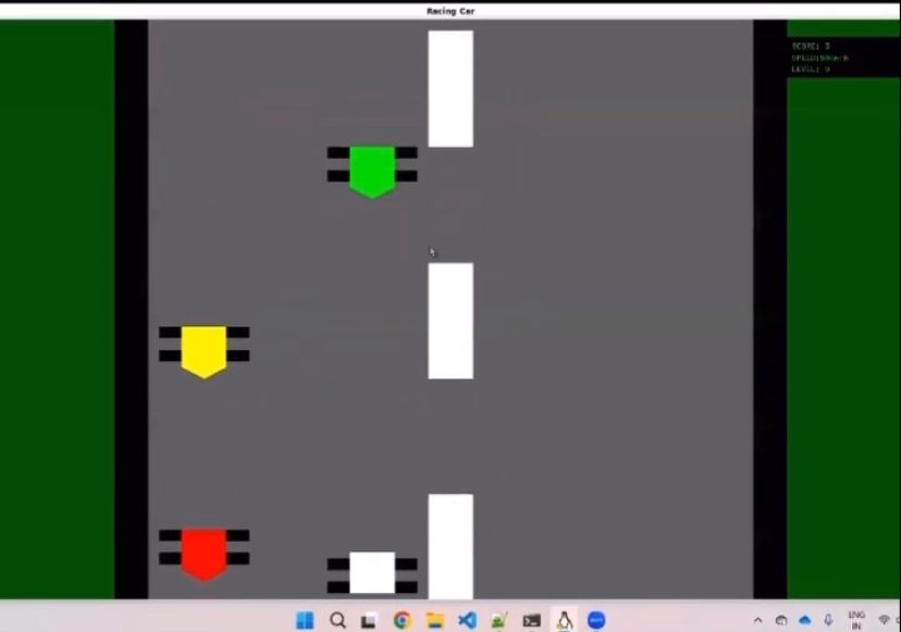 Car Game in C++