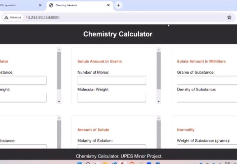 Chemistry Calculator