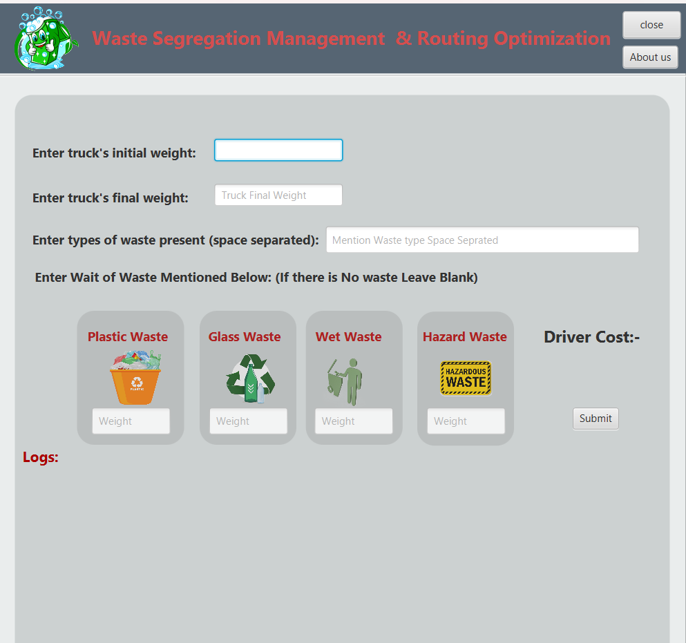 Waste Segregation Management & Routing Optimization